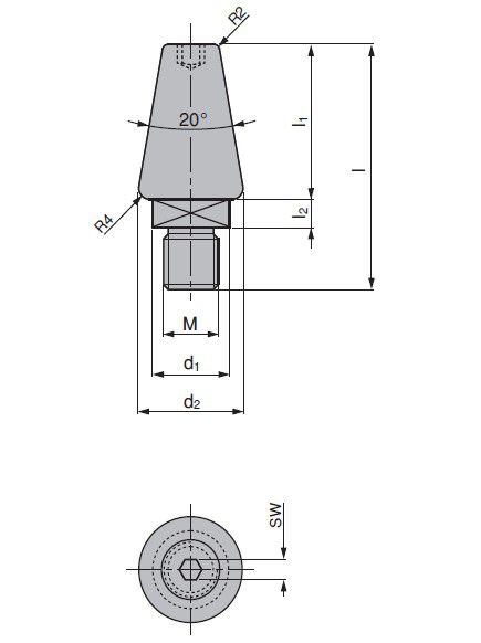 штифт для эластомерной пружины м311-02