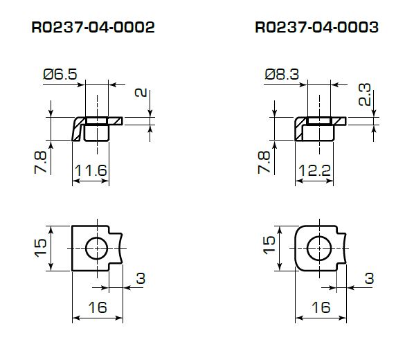 Зажим итальянский стандарт