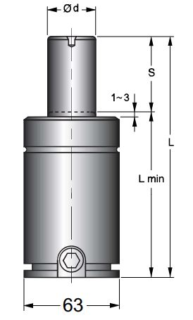 Газовые пружины диаметр 63 мм