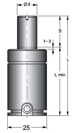 Газовые пружины диаметр 25 мм