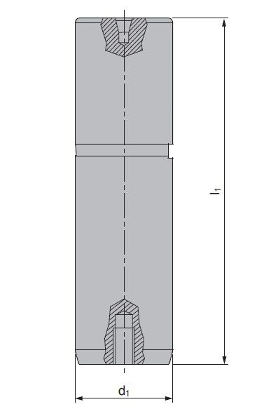 колонка направляющая vw 39d 969 от 25 мм до 80 мм