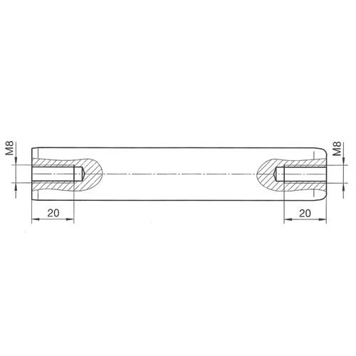 Направляющая колонка малого размера ISO9182-2 DIN9825 R202.22