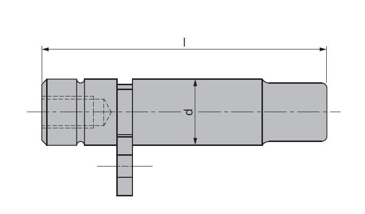 штифт держатель ford wdx14-60, диаметр от 25 мм до 63 мм, форма 2 